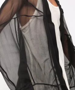 ( Nouvelle Collection ) Rick Owens Cape Peter Transparente Homme -Rick Owens Soldes 17123840 34688833 600
