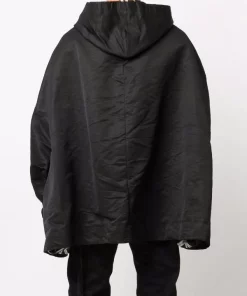 ( Nouvelle Collection ) Rick Owens Veste Crop Peter à Capuche 090921 BLACK/BLACK/NATURAL -Rick Owens Soldes 17123855 34687514 600