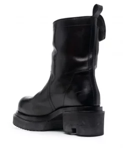 ( Nouvelle Collection ) Rick Owens 99 BLACK/BLACK Bottines Fogpocket Homme -Rick Owens Soldes 17123868 34618484 600