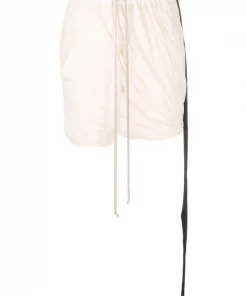 ( Nouvelle Collection ) Rick Owens 21 NATURAL Short Drapé à Lien De Resserrage Femme