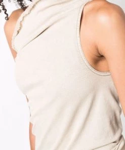 ( Nouvelle Collection ) Rick Owens 31 MINERAL Débardeur Athena à Design à Une épaule Femme -Rick Owens Soldes 17123949 34695738 600