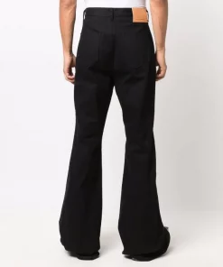 ( Nouvelle Collection ) Rick Owens 09 BLACK Jean Bootcut Homme -Rick Owens Soldes 17125828 34696554 600