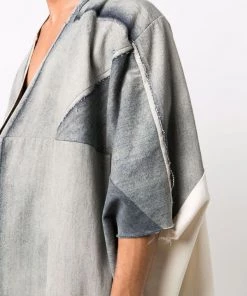 ( Nouvelle Collection ) Rick Owens Cape Peter à Design Patchwork Homme -Rick Owens Soldes 17125832 34701599 600