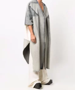 ( Nouvelle Collection ) Rick Owens Cape Peter à Design Patchwork Homme -Rick Owens Soldes 17125832 34701615 600