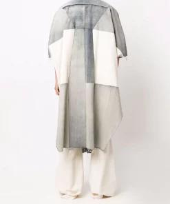 ( Nouvelle Collection ) Rick Owens Cape Peter à Design Patchwork Homme -Rick Owens Soldes 17125832 34702206 600