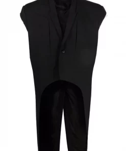 Rick Owens Manteau Fogconcert Sans Manches 09 BLACK