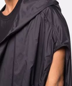 ( Nouvelle Collection ) Rick Owens Cape Peter à Capuche 09 BLACK -Rick Owens Soldes 17125851 34692777 600