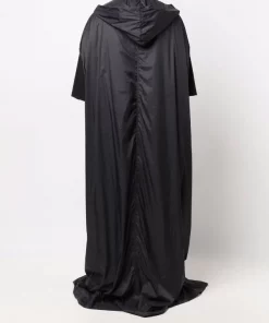 ( Nouvelle Collection ) Rick Owens Cape Peter à Capuche 09 BLACK -Rick Owens Soldes 17125851 34693804 600