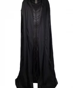 ( Nouvelle Collection ) Rick Owens Cape Peter à Capuche 09 BLACK
