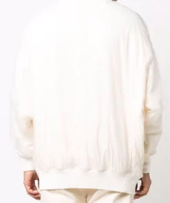 ( Nouvelle Collection ) Rick Owens Veste Peter Flight à Fermeture Zippée 2111 NATURAL/MILK -Rick Owens Soldes 17125859 34715210 600