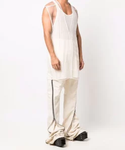 ( Nouvelle Collection ) Rick Owens Débardeur à Col V 11 MILK -Rick Owens Soldes 17125862 34695824 600