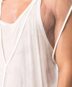 ( Nouvelle Collection ) Rick Owens Débardeur à Col V 11 MILK -Rick Owens Soldes 17125862 34697190 600
