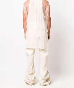 ( Nouvelle Collection ) Rick Owens Débardeur à Col V 11 MILK -Rick Owens Soldes 17125862 36440175 600