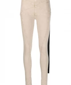 ( Nouvelle Collection ) Rick Owens 31 MINERAL Legging Penta Zippé Femme