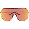 Rick Owens Lunettes De Soleil à Monture Oversize 53 ORANGE TEMPLE/LENS -Rick Owens Soldes 17131925 34692081 600