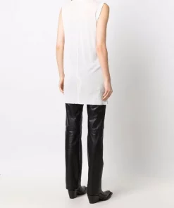 Rick Owens 11 MILK Débardeur à Coupe Mi-longue Femme -Rick Owens Soldes 17145535 34695780 600