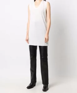 Rick Owens 11 MILK Débardeur à Coupe Mi-longue Femme -Rick Owens Soldes 17145535 34695782 600