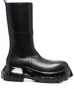 Rick Owens Bottes Bozo En Cuir Femme
