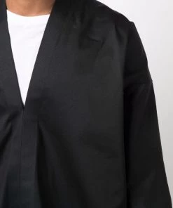 ( Positively Conscious ) Rick Owens Chemise à Col V Homme -Rick Owens Soldes 17173657 35040144 600