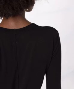 Rick Owens T-shirt à Coupe Longue 09 BLACK -Rick Owens Soldes 17191375 34936525 600