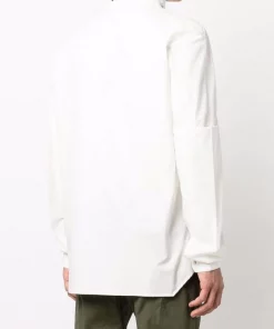 ( Nouvelle Collection ) Rick Owens 11 MILK Chemise à Boutons Pression Homme -Rick Owens Soldes 17288378 36496075 600