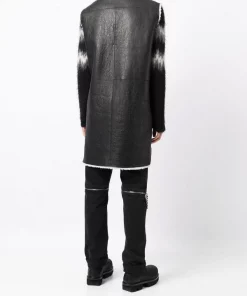 ( Nouvelle Collection ) Rick Owens Gilet En Cuir à Bords Contrastants 911 BLACK/MILK 10 ( Nouvelle Collection ) Rick Owens Gilet En Cuir à Bords Contrastants 911 BLACK/MILK -Rick Owens Soldes 17419687 36583522 600