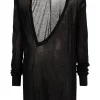 Rick Owens 09 BLACK Haut Drapé à Effet De Transparence Homme 1 Rick Owens 09 BLACK Haut Drapé à Effet De Transparence Homme -Rick Owens Soldes 17428529 36223399 600