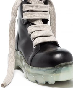 ( Nouvelle Collection ) Rick Owens Bottes Bozo Tractor à Lacets Homme -Rick Owens Soldes 17536442 37870918 600