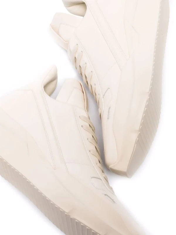 ( Nouvelle Collection ) Rick Owens Baskets Geth Runner 11111 ALL WHITE 4 ( Nouvelle Collection ) Rick Owens Baskets Geth Runner 11111 ALL WHITE – Image 2