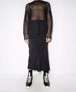 ( Nouvelle Collection ) Rick Owens Baskets Montantes Geth Runner 9111 BLACK / WHITE -Rick Owens Soldes 17536446 38566729 600