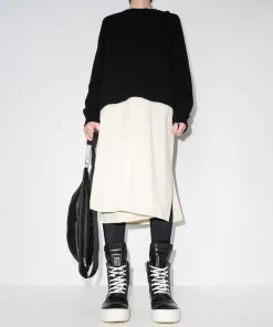 Rick Owens 9111 BLACK/MILK/MILK Baskets Montantes Geobasket Homme -Rick Owens Soldes 17536447 37810996 600