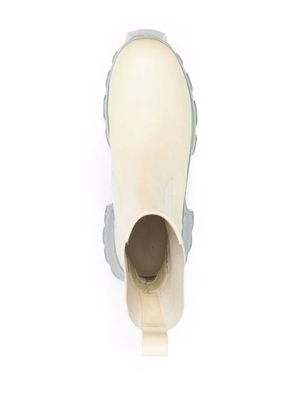 Rick Owens Bottes Beatle Bozo Tractor 320 VANILLA/CLEAR 6 Rick Owens Bottes Beatle Bozo Tractor 320 VANILLA/CLEAR â Image 4