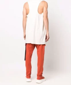 ( Nouvelle Collection ) Rick Owens Débardeur à Imprimé Graphique 2153 NATURAL/ORANGE -Rick Owens Soldes 17551442 38408122 600