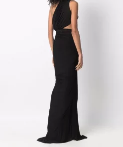 ( Nouvelle Collection ) Rick Owens 09 BLACK Robe Longue Asymétrique à Une épaule Femme 12 ( Nouvelle Collection ) Rick Owens 09 BLACK Robe Longue Asymétrique à Une épaule Femme -Rick Owens Soldes 17551457 36551041 600