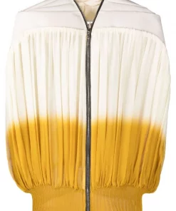 ( Nouvelle Collection ) Rick Owens Veste Bomber Girdered Bubble En Cachemire Femme