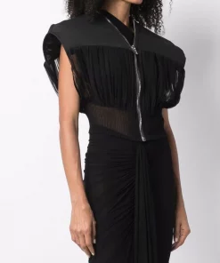 Rick Owens Veste Crop Girdered En Cachemire Femme 9 Rick Owens Veste Crop Girdered En Cachemire Femme -Rick Owens Soldes 17552269 37104664 600