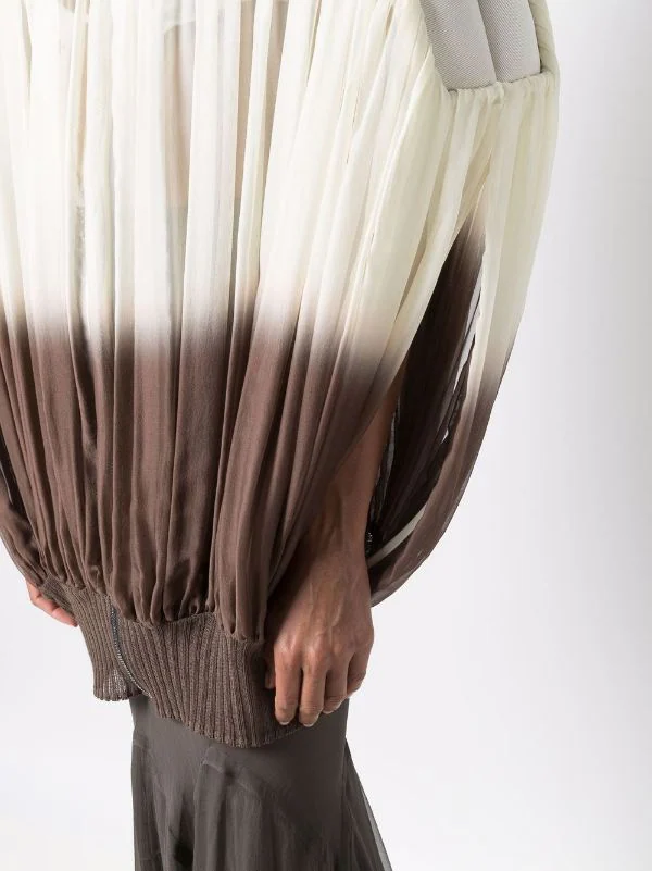 ( Nouvelle Collection ) Rick Owens Veste Plissée à Effet Dégradé 2134 NATURAL/DUST 7 ( Nouvelle Collection ) Rick Owens Veste Plissée à Effet Dégradé 2134 NATURAL/DUST – Image 5