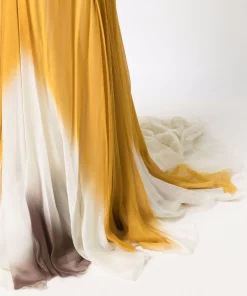 ( Nouvelle Collection ) Rick Owens 2172 NATURAL/SULPHATE Jupe Divine à Ourlet Drapé Femme -Rick Owens Soldes 17552275 36509065 600