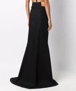 ( Nouvelle Collection ) Rick Owens Jupe évasée En Jean à Taille Haute 09 BLACK 12 ( Nouvelle Collection ) Rick Owens Jupe évasée En Jean à Taille Haute 09 BLACK -Rick Owens Soldes 17553933 36518179 600