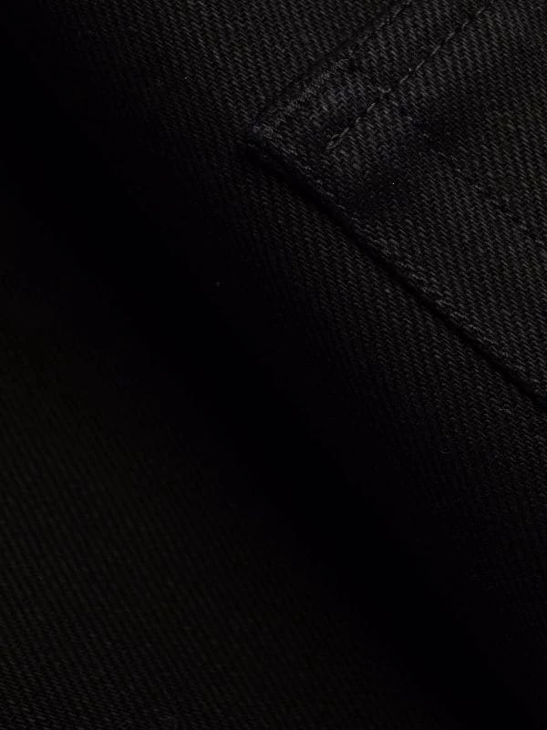 ( Nouvelle Collection ) Rick Owens Jupe évasée En Jean à Taille Haute 09 BLACK 9 ( Nouvelle Collection ) Rick Owens Jupe évasée En Jean à Taille Haute 09 BLACK – Image 7