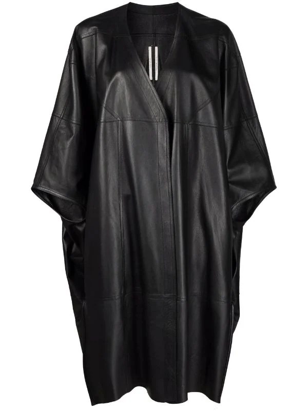 ( Nouvelle Collection ) Rick Owens Caban Tecuatl à Manches Crop 09 BLACK 3 ( Nouvelle Collection ) Rick Owens Caban Tecuatl à Manches Crop 09 BLACK