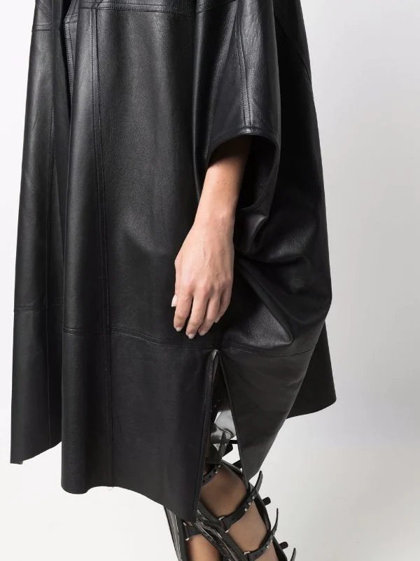 ( Nouvelle Collection ) Rick Owens Caban Tecuatl à Manches Crop 09 BLACK 7 ( Nouvelle Collection ) Rick Owens Caban Tecuatl à Manches Crop 09 BLACK – Image 5