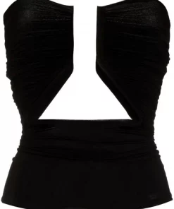 ( Nouvelle Collection ) Rick Owens Haut Prong à Col Plongeant 09 BLACK