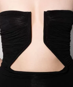 ( Nouvelle Collection ) Rick Owens Haut Prong à Col Plongeant 09 BLACK -Rick Owens Soldes 17573609 39055617 600