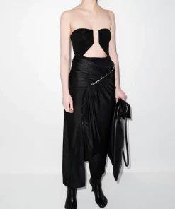 ( Nouvelle Collection ) Rick Owens Haut Prong à Col Plongeant 09 BLACK -Rick Owens Soldes 17573609 39055619 600