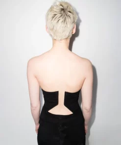 ( Nouvelle Collection ) Rick Owens Haut Prong à Col Plongeant 09 BLACK -Rick Owens Soldes 17573609 39056398 600