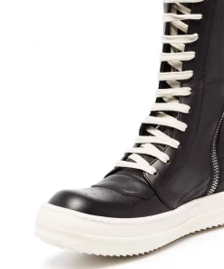 ( Nouvelle Collection ) Rick Owens Bottes Lacées En Cuir Femme -Rick Owens Soldes 17575864 38786672 600