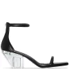 ( Nouvelle Collection ) Rick Owens 090 BLACK/CLEAR Sandales à Talon épais Transparent 80mm Femme 2 ( Nouvelle Collection ) Rick Owens 090 BLACK/CLEAR Sandales à Talon épais Transparent 80mm Femme -Rick Owens Soldes 17576704 38150457 600