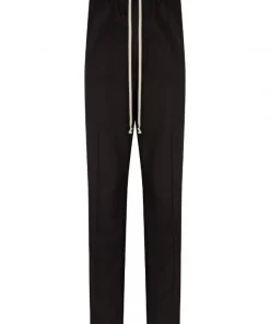 ( Nouvelle Collection ) Rick Owens Pantalon Sarouel à Lien De Resserrage 09 BLACK
