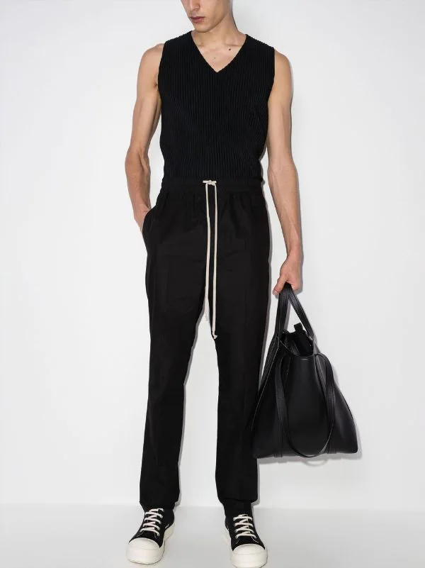 ( Nouvelle Collection ) Rick Owens Pantalon Sarouel à Lien De Resserrage 09 BLACK 4 ( Nouvelle Collection ) Rick Owens Pantalon Sarouel à Lien De Resserrage 09 BLACK – Image 2